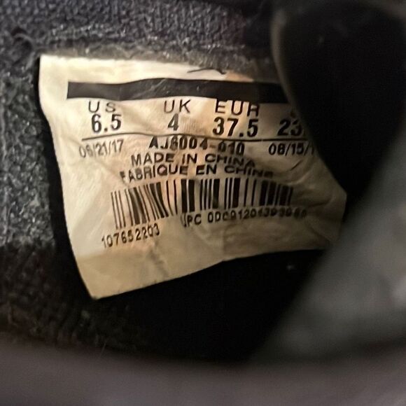 Nike Air Jordan 1 Retro Low Black Python Women size 6.5 Sneaker Shoes - Picture 10 of 13